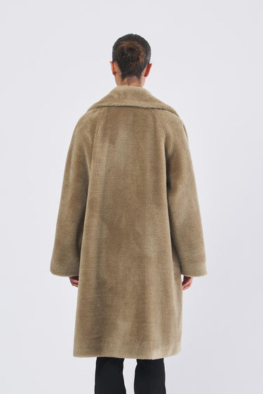 Capospalla ROSALIA 252345601 eco pelliccia ROSALIA 252345601 005 OLIVA MARELLA