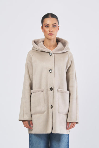 Capospalla GAVETTA 252545607 ecocamoscio accoppiato ecoricciolino GAVETTA 252545607 001 CACHA EMME MARELLA 