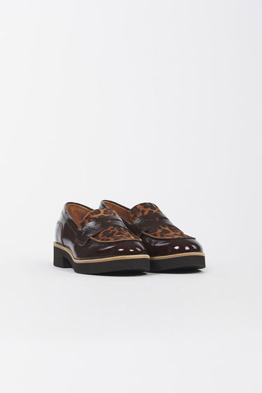 Mocassino GW205 forma 8060 suola 15 GW205 NERO/BRANDY NINNI D. 