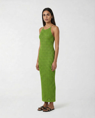 Abito in maglia Elisabetta Franchi Aderente AM29Q62E2 FA1 ALOE/NERO ELISABETTA FRANCHI 