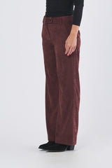 Pantalone DESTINO 252513605 velluto a coste stretch DESTINO 252513605 004 BORDEAUX EMME MARELLA 