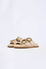 Sandalo K225.01 K225.01 NATURALE CORAL BLUE 