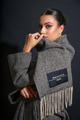 Cappotto ZENICA 25250160426  tweed lana/nylon ZENICA 25250160426 002 CHEVRON WEEKEND