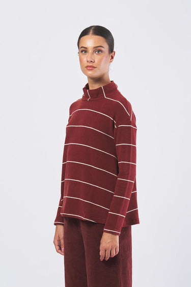 Maglia B140RG collo anello B140RG RIGA BERBERE NEIRAMI 