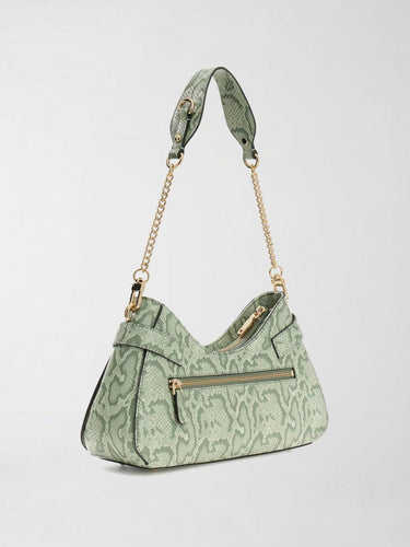 Borsa a spalla animalier Serenova HWKG80 91180 LIGHT SAGE MULTI GUESS 
