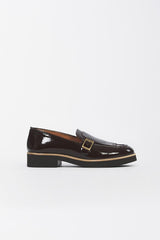 Mocassino GW181 forma 5719 suola sibilla GW181 MORO/CUOIO NINNI D.