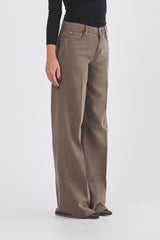 Jeans W5RA96 WFD53 palazzo W5RA96 WFD53 FN8J WASHED TAUPE MULTI GUESS