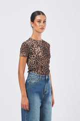 T-shirt NIC 252397604 j. tulle unito e stampato NIC 252397604 008 NATURALE STAMPA MARELLA