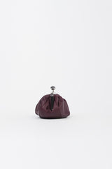Pochette PRATI 25255162046 nappa lucida PRATI 25255162046 074 BURGUNDY WEEKEND 