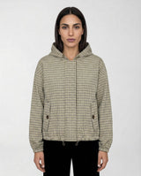 Giubbino Emme Marella Zamia Ampio con Cappuccio EMMZAMIA 261512101 004 CHECK BURRO/NERO/CAMMELLO EMME MARELLA 
