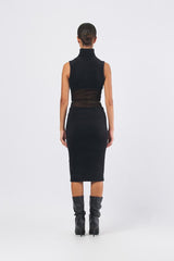 Abito di maglia AM37T57E2 AM37T57E2 110 NERO ELISABETTA FRANCHI