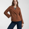 Giacca Doppiopetto in Pelle Scamosciata WKDSOSPIRO 26154410116 003 TERRACOTTA WEEKEND 