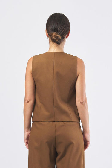 Gilet EFW250362 EFW250362 MARRONE ELEH