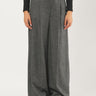 Pantalone ODILIA 252513610 flanella leggera misto lana ODILIA 252513610 006 BIANCO/NERO EMME MARELLA 