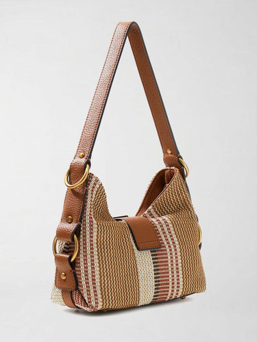 Borsa camden mini HWAB93 08720 COGNAC MULTI GUESS 