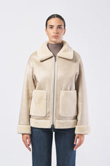 Capospalla FRESA 252345603 montone FRESA 252345603 001 PANNA MARELLA