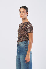 T-shirt NIC 252397604 j. tulle unito e stampato NIC 252397604 008 NATURALE STAMPA MARELLA 