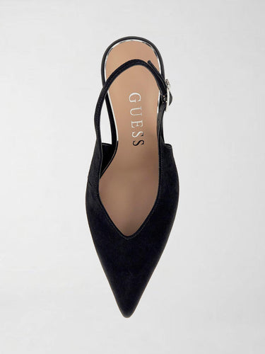 Décolleté Primo con tacco in pelle FLPPRI SUE05 BLACK GUESS 