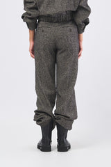 Pantalone TURBIGO 252313608 diagonale misto lana effetto tweed TURBIGO 252313608 001 MARRONE/BEIGE MARELLA