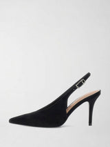 Décolleté Primo con tacco in pelle FLPPRI SUE05 BLACK GUESS 
