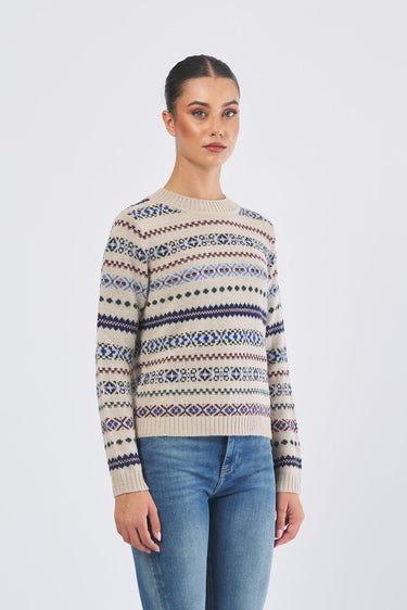 Maglia QUIRITE 25253663026  filato alpaca/lana QUIRITE 25253663026 025 FAIRISLE WORK WEEKEND 