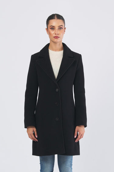 Cappotto ANGEL 252301609 beaver double soft ANGEL 252301609 006 NERO MARELLA