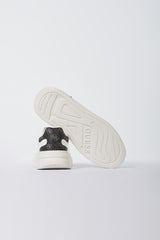 Sneaker elba FMPVIB LEA12 FMPVIB LEA12 WHITE BROWN OCRA GUESS