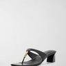 Sandalo Yaiza in pelle Nero FLJYZA LEA03 BLACK GUESS 