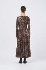 Abito jersey tulle unito e stampato MECENE 252362604 MECENE 252362604 008 NATURALE STAMPATO MARELLA