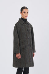 Cappotto PITONE 25250161126  tweed lana/nylon PITONE 25250161126 001 GALLES WEEKEND