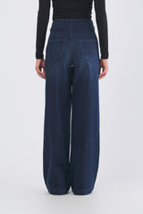 Jeans STAFF gamba larga STAFF 0473 LAVAGGIO BLU SCURO NENETTE