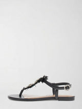 Sandalo Donna Elegante con Dettagli per l'Estate FLJTXX ELE03 BLACK GUESS 