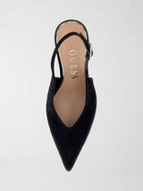 Décolleté Primo con tacco in pelle FLPPRI SUE05 BLACK GUESS 