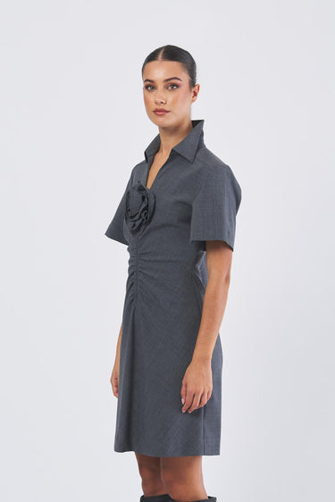 Abito CAPPA1 252322609 tela bistretch unito e disegnato CAPPA1 252322609 002 GRIGIO MELANGE MARELLA 