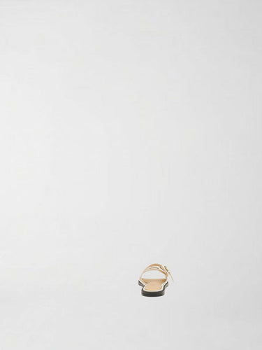Ciabatte da Donna  in Pelle Bianco FLJGRY LEA03 WHITE GUESS 