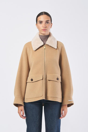 Giaccone GETTONE 252308601 double unito e fantasia GETTONE 252308601 001 CAMMELLO MARELLA