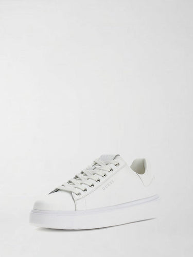 Sneakers Basse da Donna Bianche FMJAVI LEA12 WHITE GUESS 