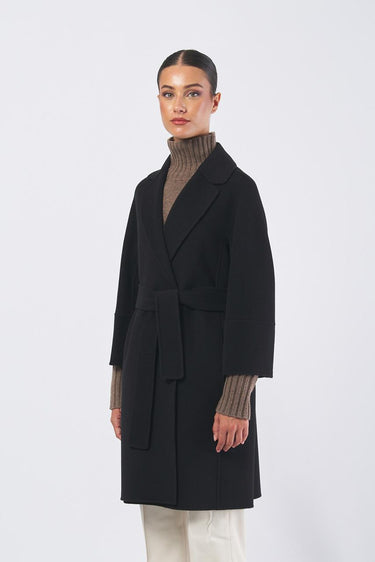 Cappotto ARONA 25290160716 doppio drap pura lana ARONA 25290160716 013 BLACK MAX MARA