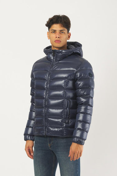 Giubbotto 1271 trapuntato con cappuccio 1271 68 BLU COLMAR