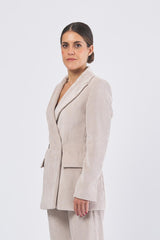 Blazer TOPAZIO 2525046102 velluto a coste stretch TOPAZIO 2525046102 002 CACHA EMME MARELLA 