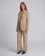 Blazer gessato con paillettes PBPMELODIA 2611041082 002 FONDO SALVIA PENNY BLACK 