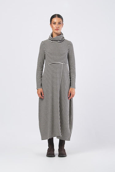 Abito lungo collo alto D008MS D008MS CIOTTOLO NEIRAMI