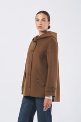Giaccone NEWPORT 252108603 doppio misto lana NEWPORT 252108603 003 FANGO PENNY BLACK 