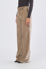 Pantalone EC21885U532 palazzo EC21885U532 ALMOND ECO 