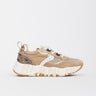 Sneaker 2017475-31 club105 2017475-31 4D29 LIGHT BROWN-BEIGE VOILE BLANCHE 