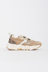 Sneaker 2017475-31 club105 2017475-31 4D29 LIGHT BROWN-BEIGE VOILE BLANCHE 