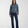 Giacca di jeans Cropped PBITARSIO 2611041017 001 COUNTRY INDIGO PENNY BLACK 