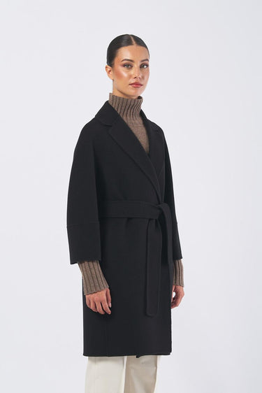Cappotto ARONA 25290160716 doppio drap pura lana ARONA 25290160716 013 BLACK MAX MARA