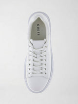 Sneakers Basse da Donna Bianche FMJAVI LEA12 WHITE GUESS 