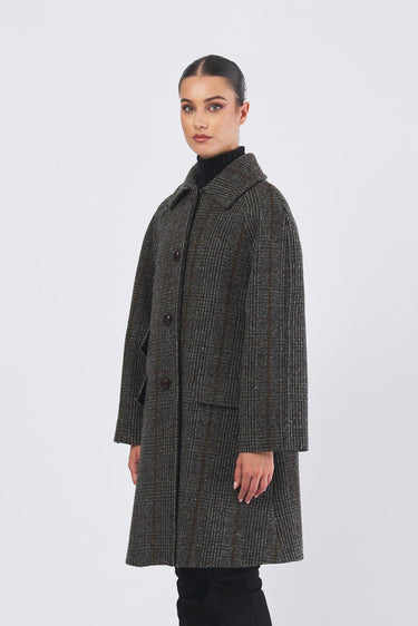 Cappotto PITONE 25250161126  tweed lana/nylon PITONE 25250161126 001 GALLES WEEKEND 